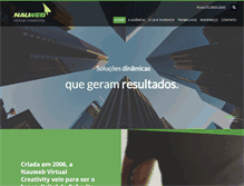 Tablet Screenshot of nauweb.com.br